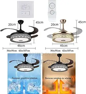 42" Fan Ceiling Light