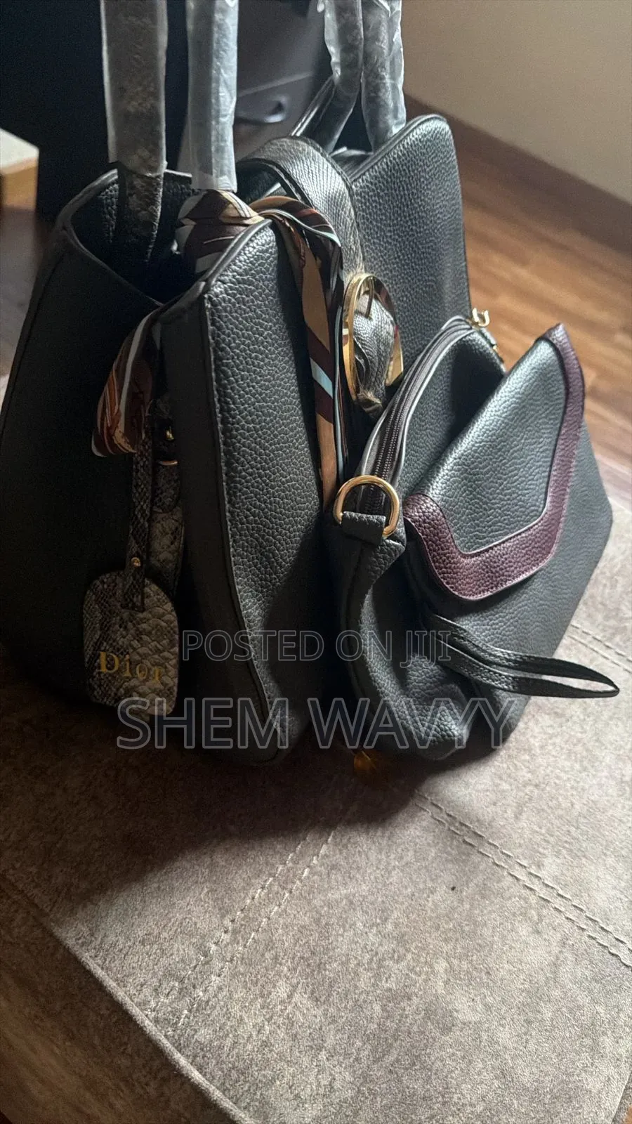 Elegant Structured Top Handle Handbag (Designer Style / Office Bag)