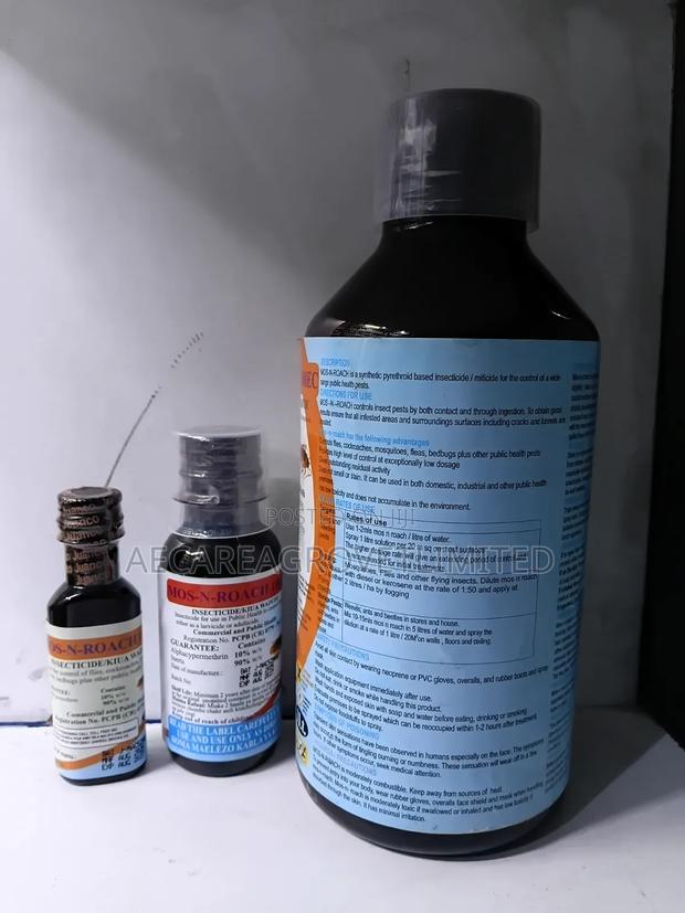 Mos N Roach 100ec Insecticide 20ml,100ml, 1litre - thumbnail 4