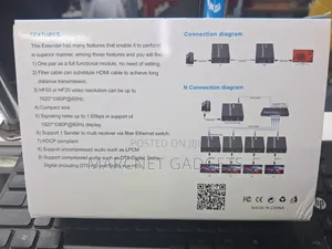 20km Hdmi Fiber Extender Over TCP/Ip Reciver