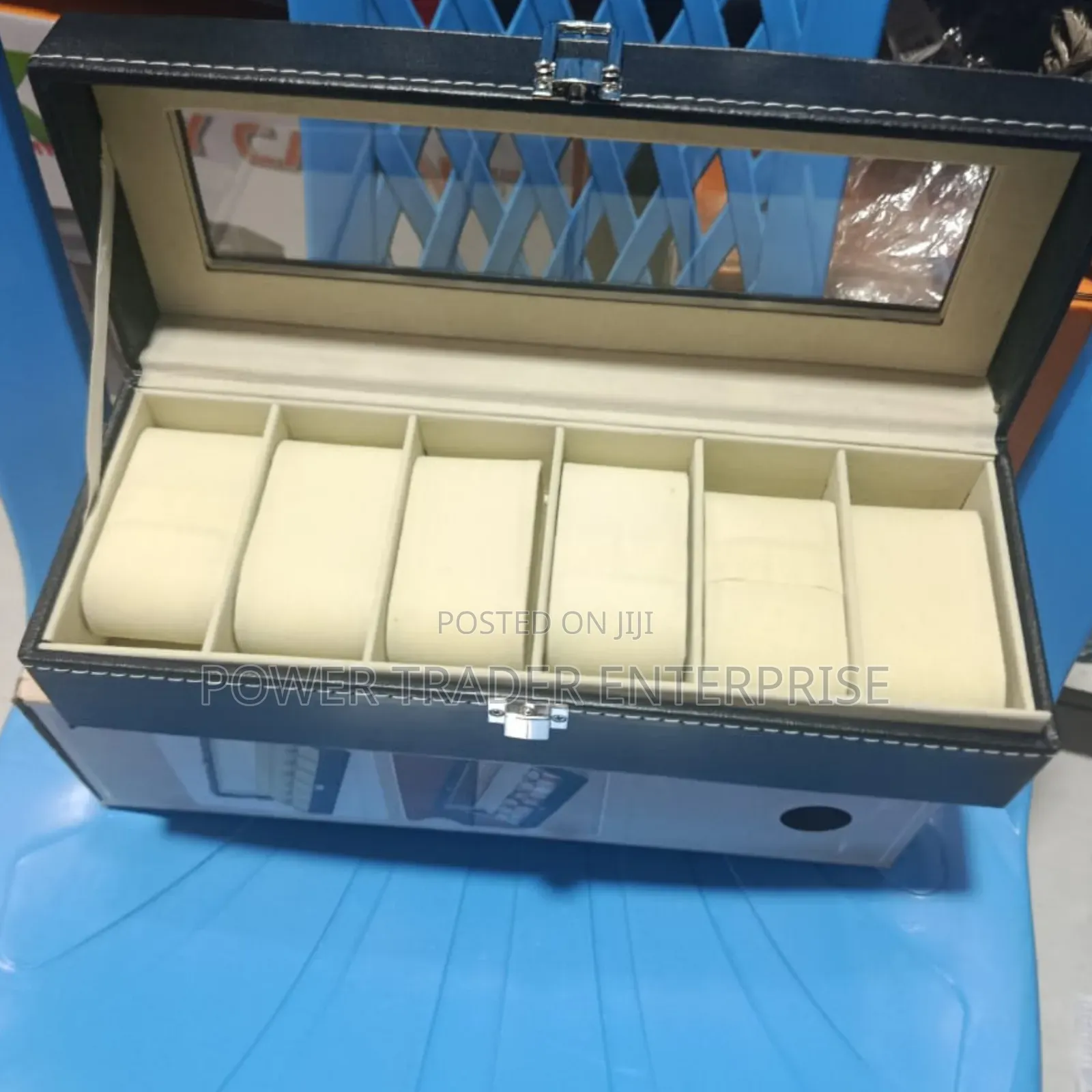 6 Slot Watch Display Watch Box Organizer