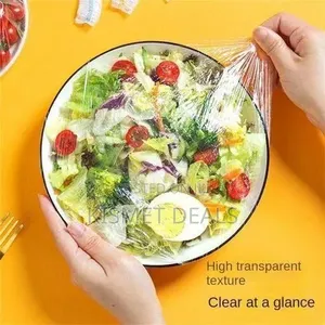 100pc Pack of Clear Stretching Food Covers