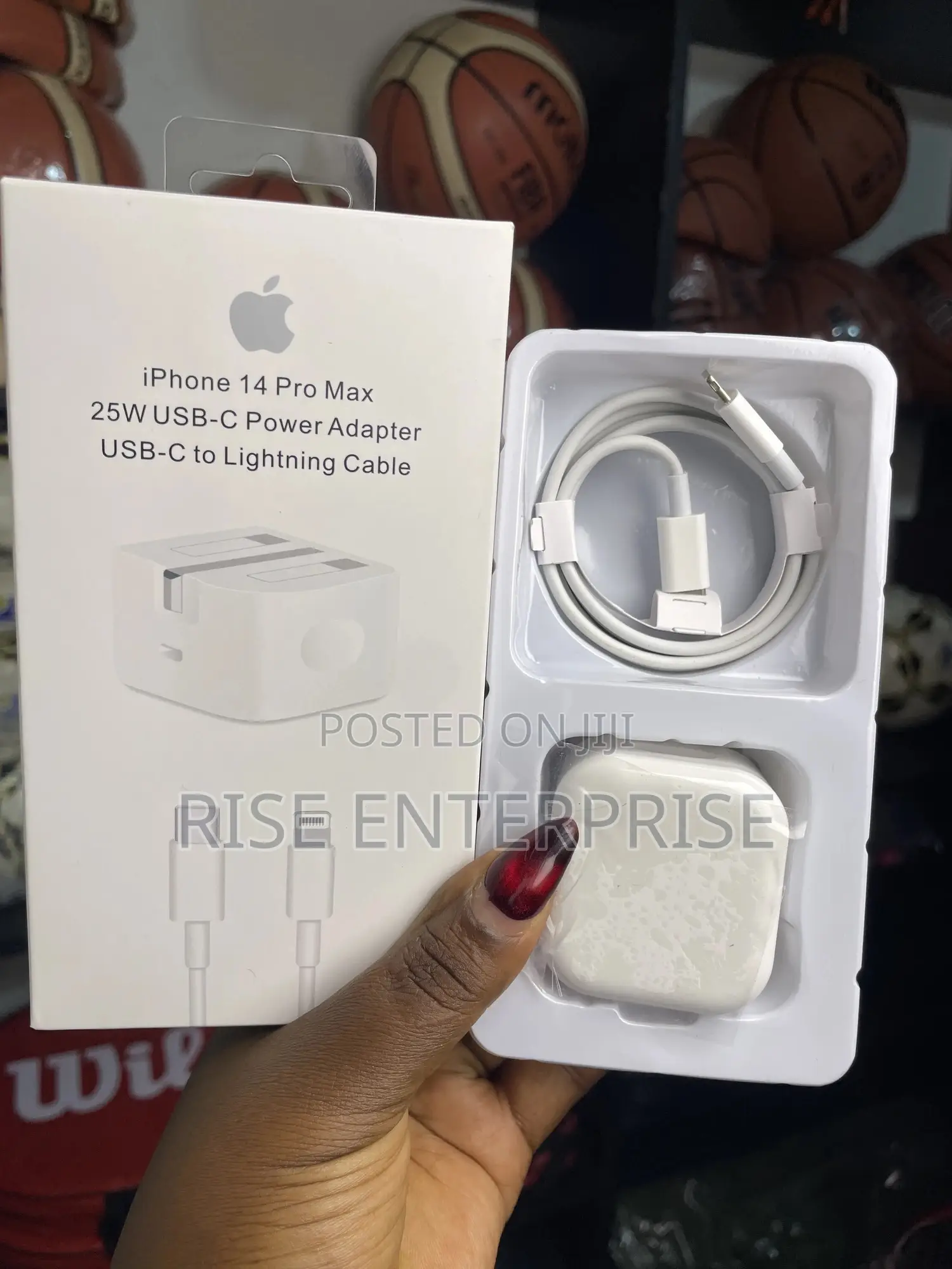 25w iPhone Charger Complete Adapter Plus Cable