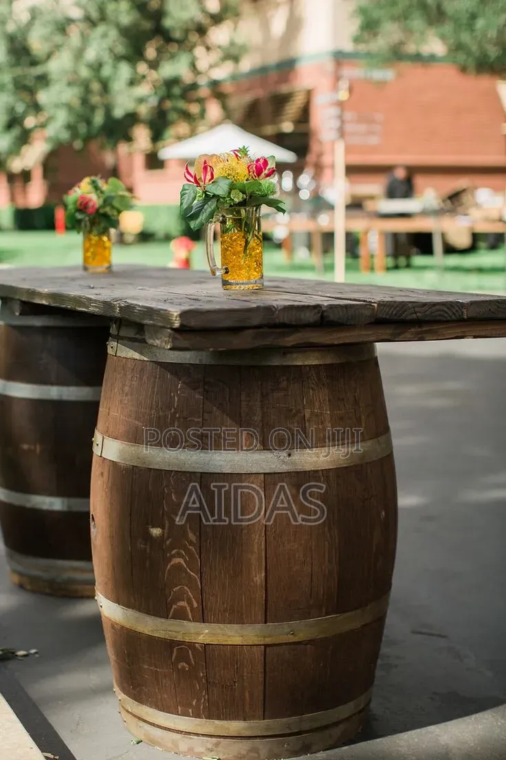 Wooden Drum Barrels for Hire – Rustic Event Decor
