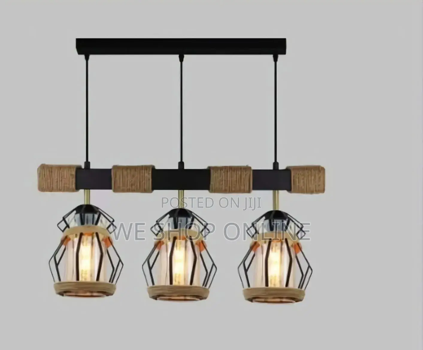 3 in 1 Pendant Light With Straight Base
