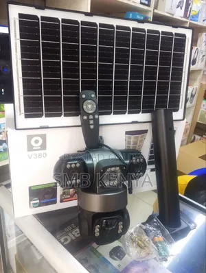 4g Solar Powered PTZ Solar Camera V380 Outdoor With Street Light