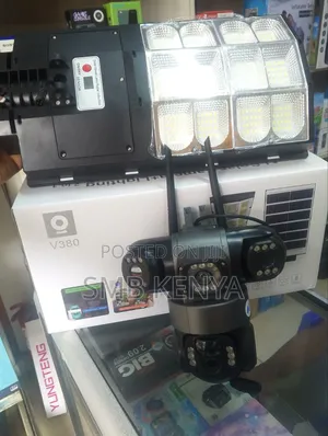 V380 4g Wifi Triple Lens Solar CCTV Camera