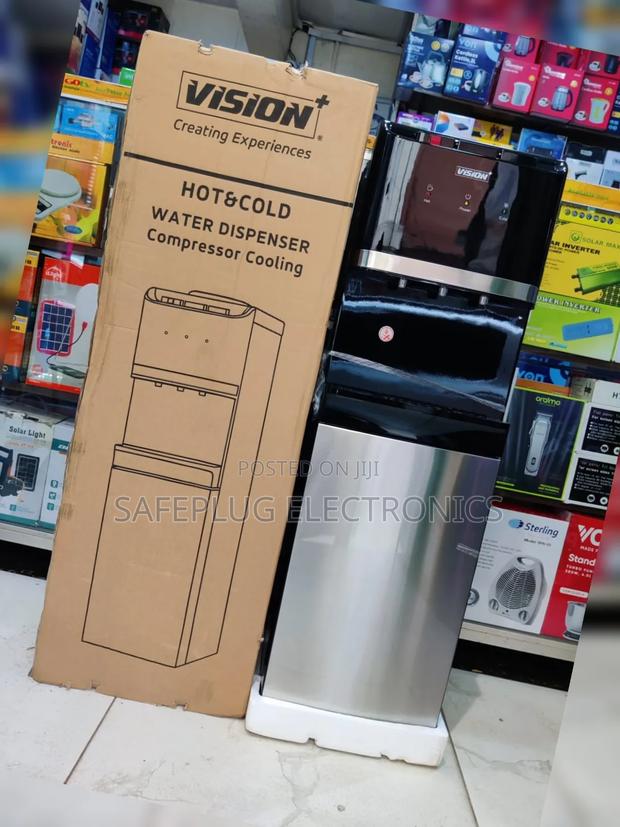 Vision Plus Water Dispenser Hot Cold With Storage Cabinet