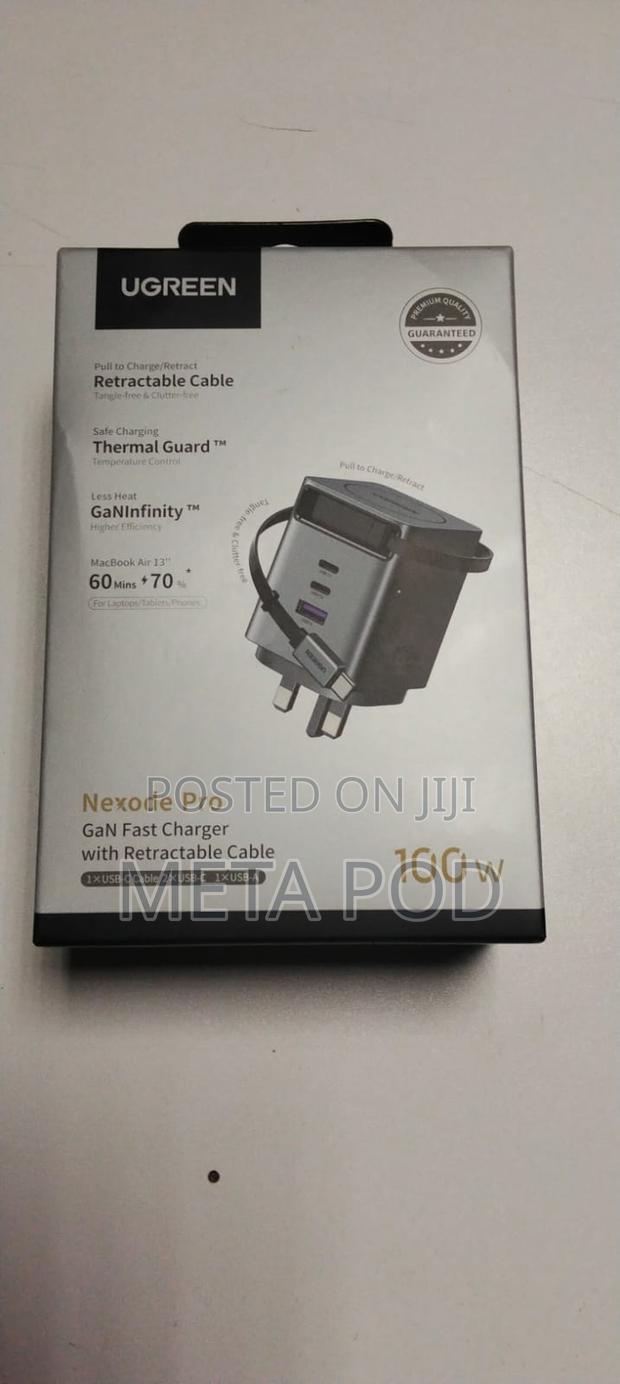 Ugreen Nexode Pro 100w 3-Port Gan Fast Charger Set Uk