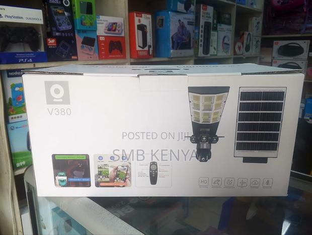 V380 4g Wifi Triple Lens Solar CCTV Camera - thumbnail 2