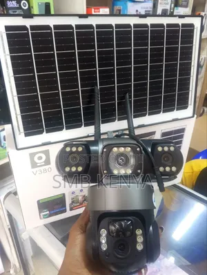 V380 Outdoor Smart Solar Camera With Street Light