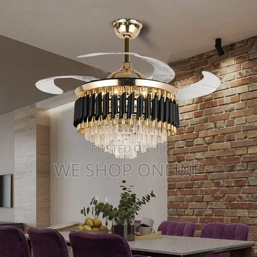 42" Ceiling Fan With Led Light