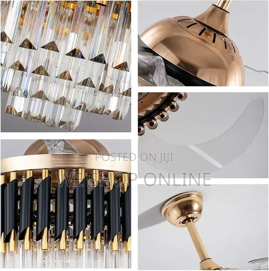 42" Ceiling Fan With Led Light