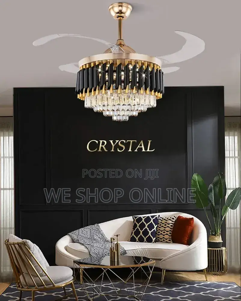42" Ceiling Fan With Led Light