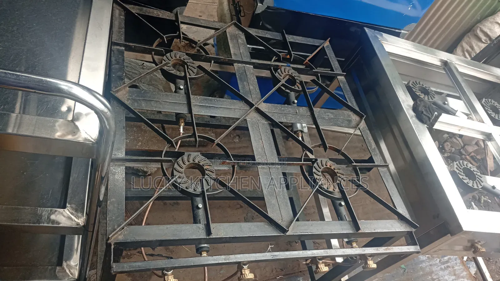 Mild Steel High Pressure Square Burner.