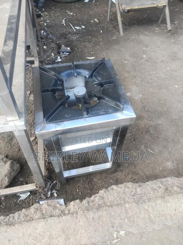 Stainless Single Burner - main view