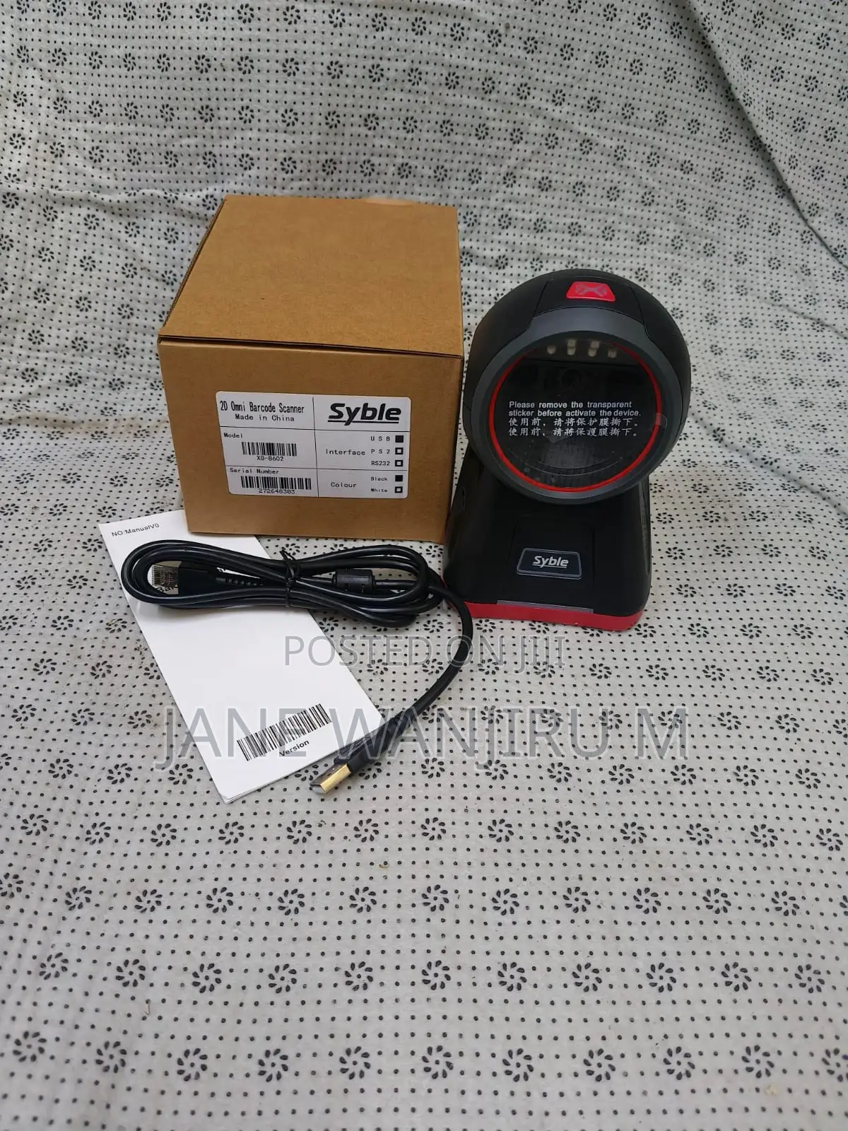 Xb-8602 Table Mount Scanner
