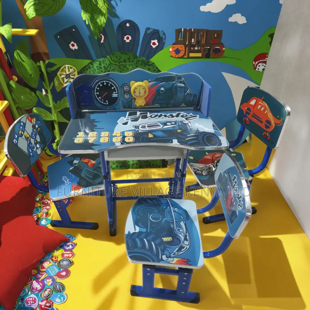 Imported Modern Children Study Desk Chair Set