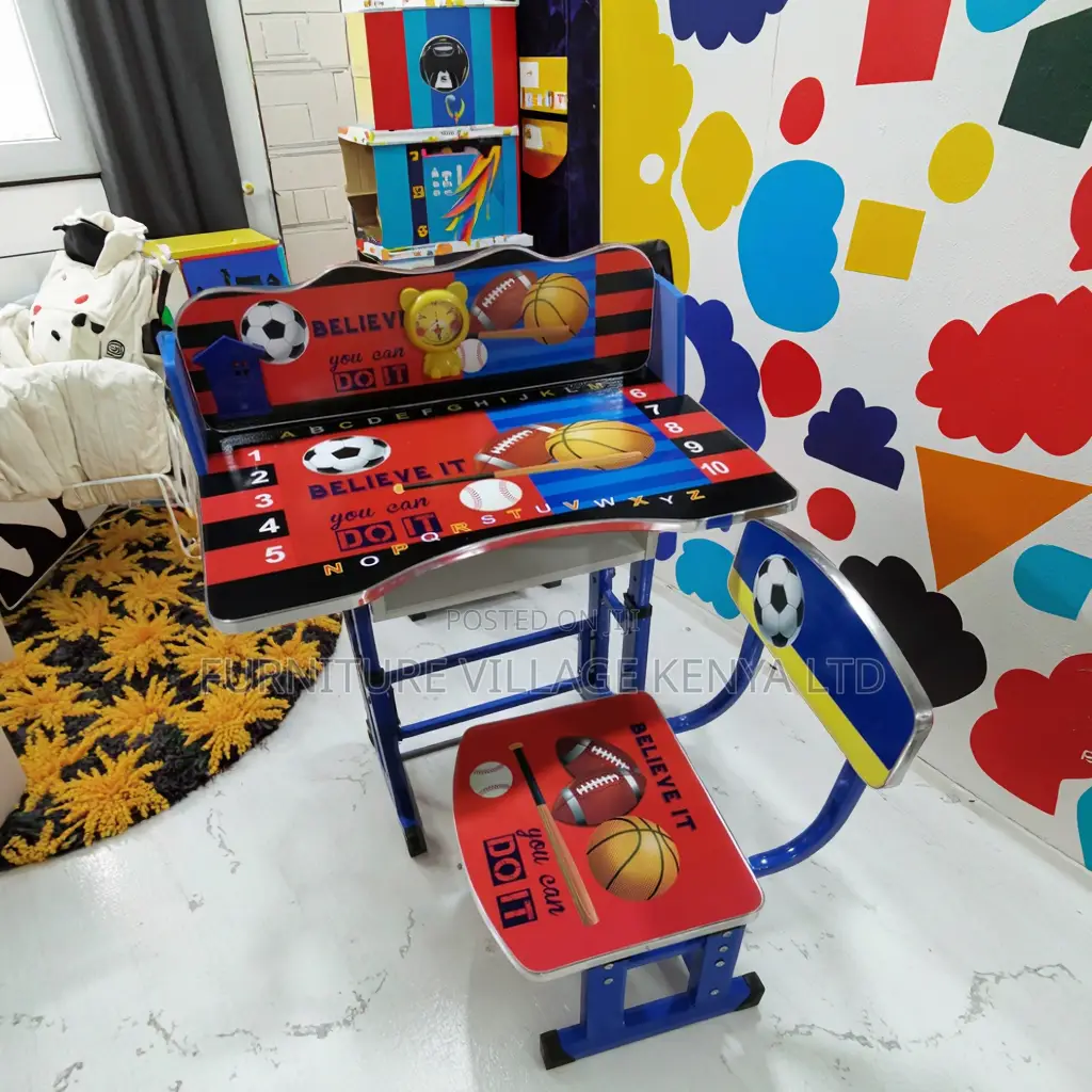 Imported Modern Children Study Desk Chair Set