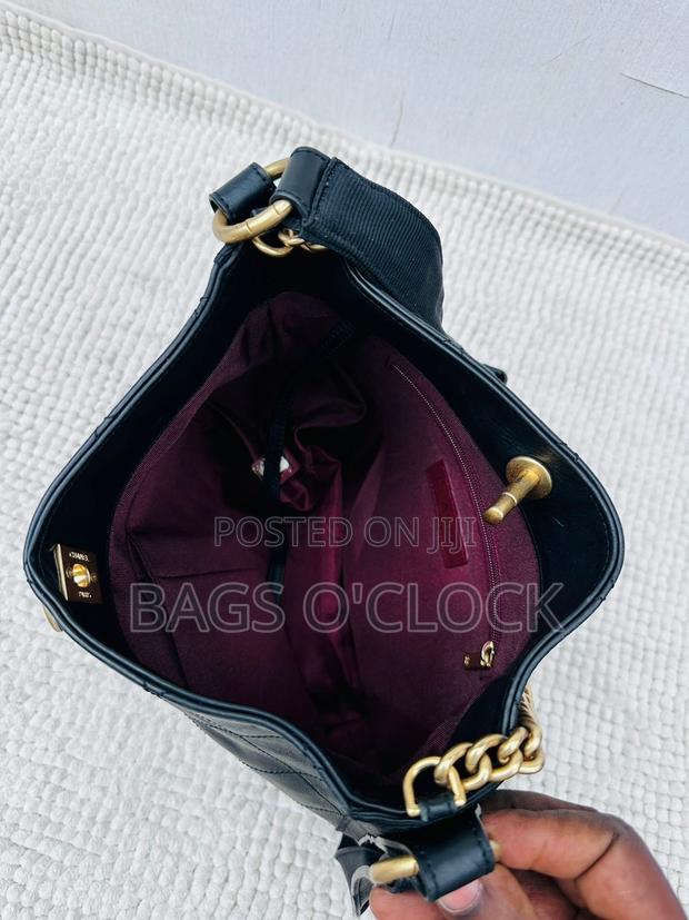 Authentic Chanel Stitched Leather Button-Up Hobo Handbag - thumbnail 3