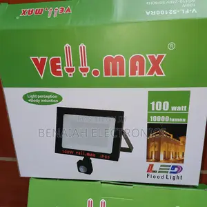 Vellmax Floodlight 100watts With Motion Sensor 10000lumens