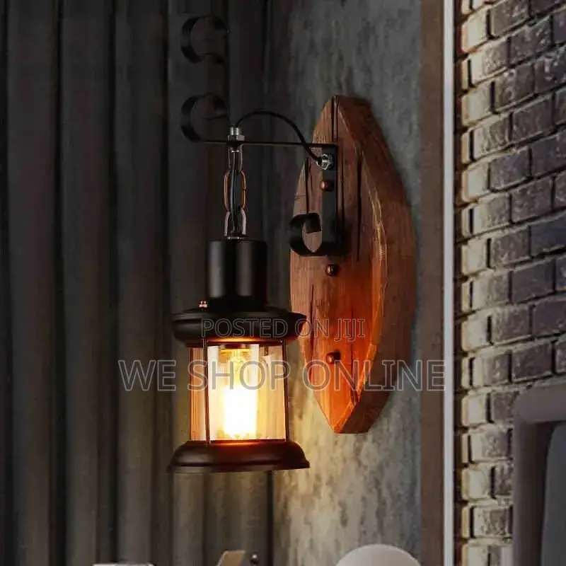 Wooden Base Wall Liy