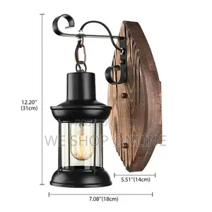 Wooden Base Wall Liy