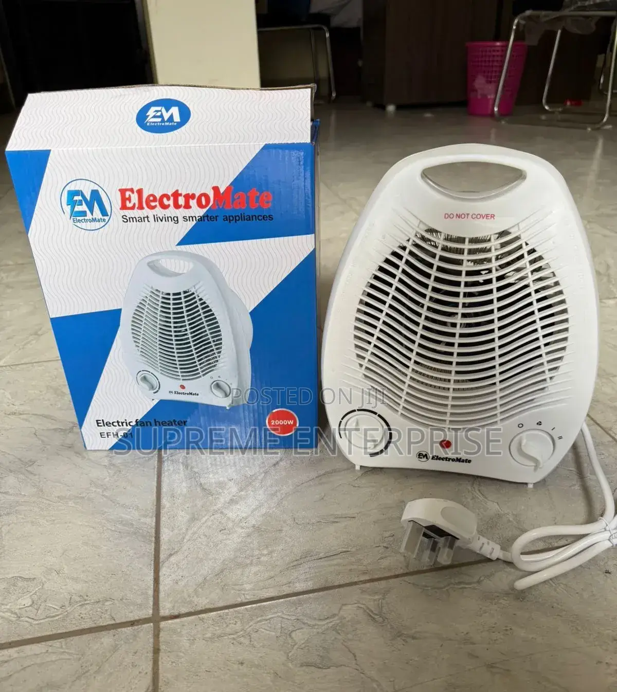 Electromate Fan Room Heater/ Electric