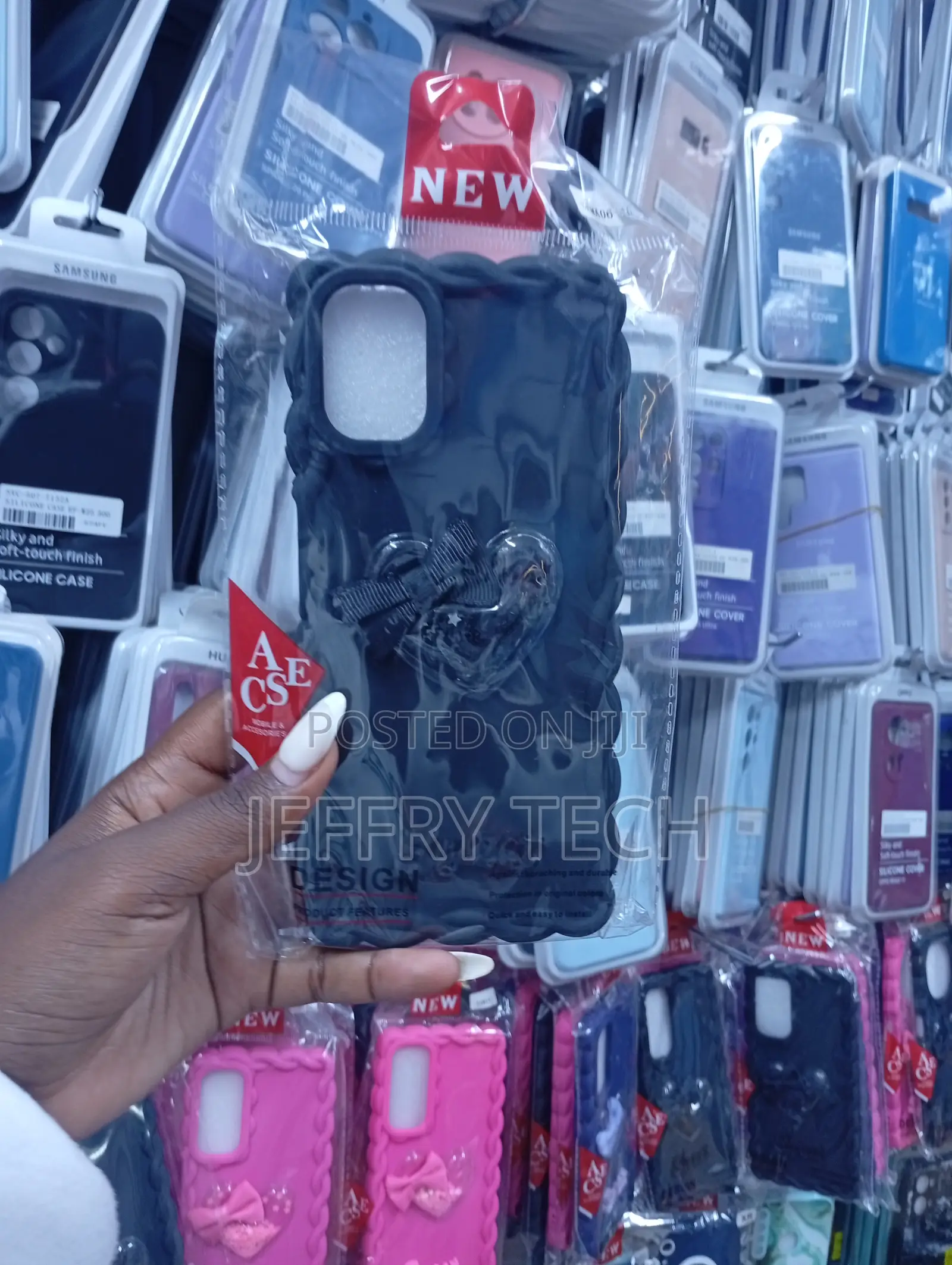 Protective Silicone Case for a Samsung Smartphone