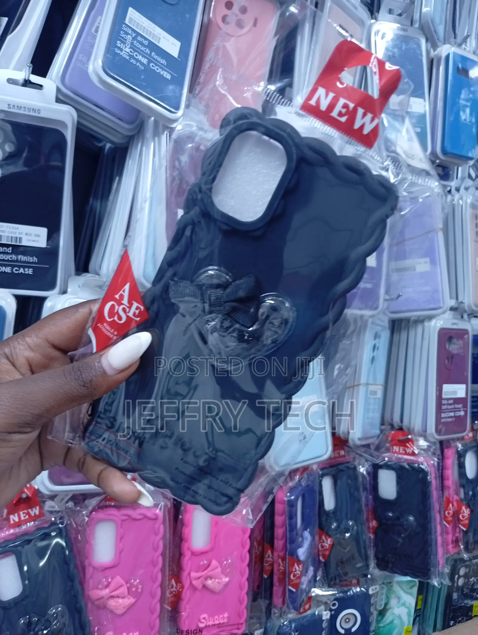 Protective Silicone Case for a Samsung Smartphone