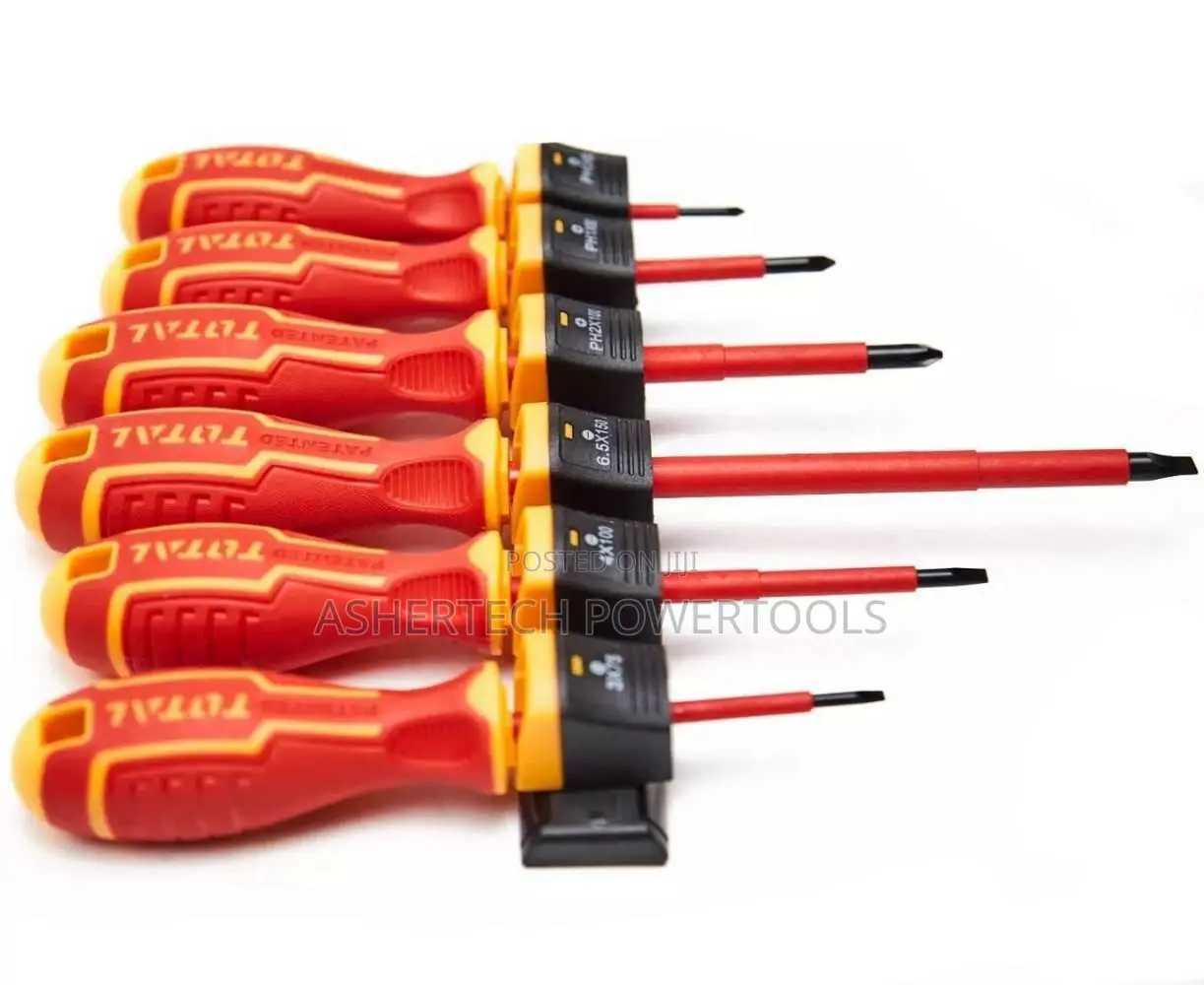 Total 6 PCS Insulatedscrew Driver Set