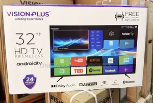 Vision Plus 32′′ Frameless Smart Android Led Tv – Vp8832