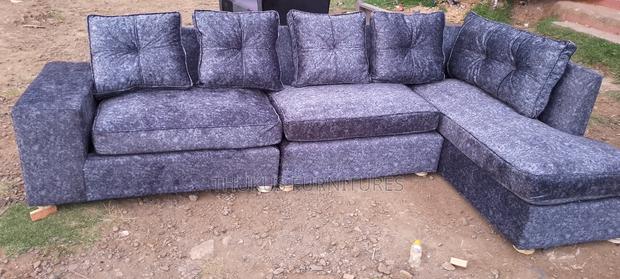 Grey L Seat