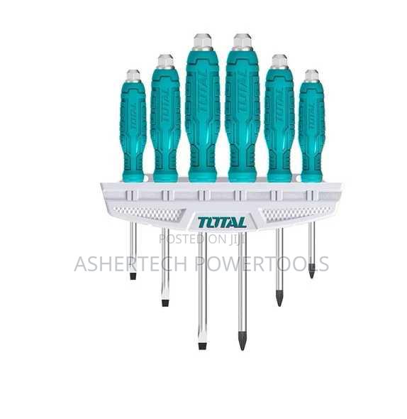 Total Thgss35061 6pcs Go-Through Screwdriver Set