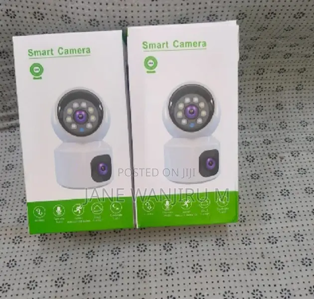 V380 Dual Lens Wifi PTZ Camera Smart Net Baby Monitor With Sd Slot