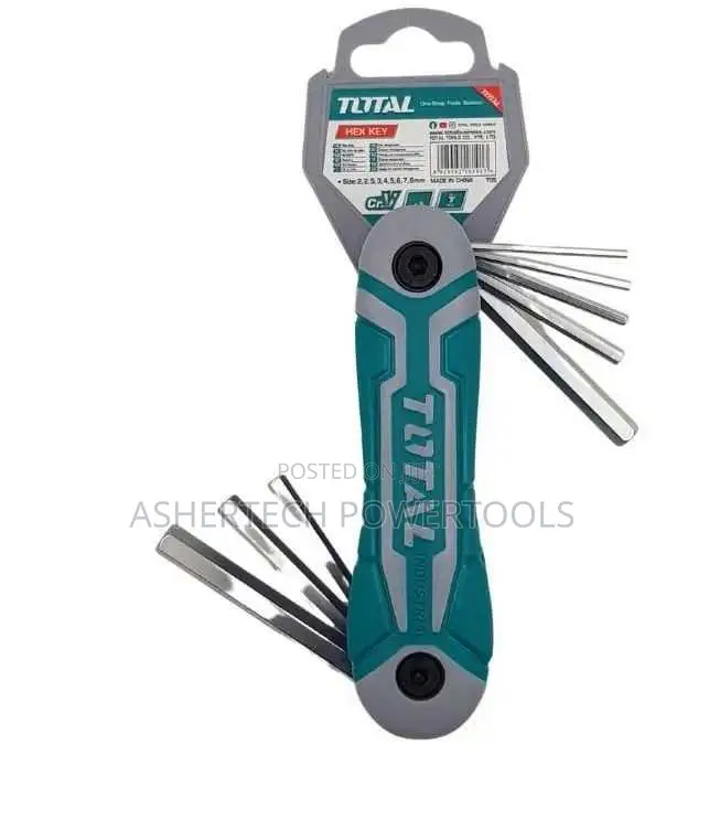 Total THT Hex Key 8pcs