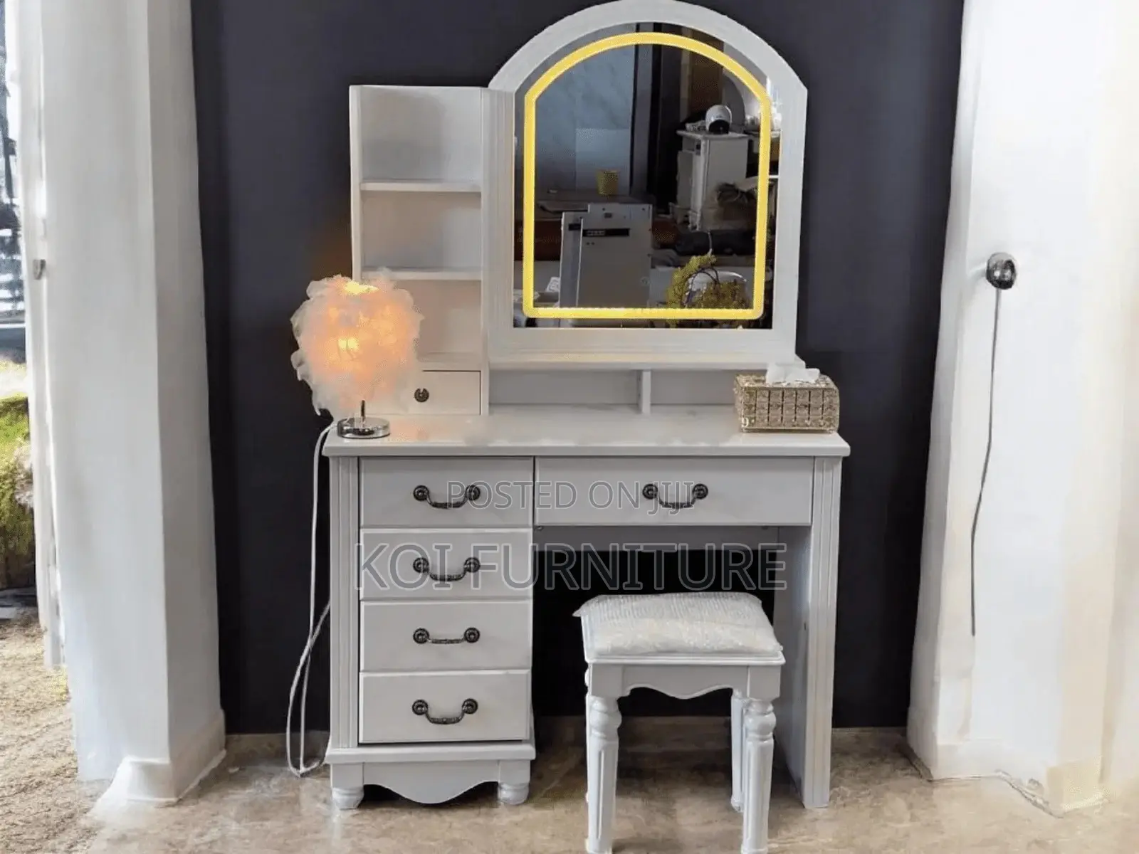 Dressers; Home Bedroom Luxue Vanity Set for Dressing