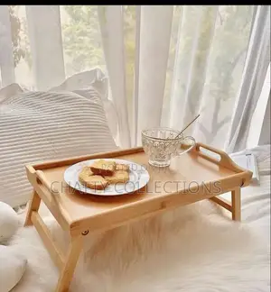 Wooden Foldable Quality Bamboo Bed Serving Tray