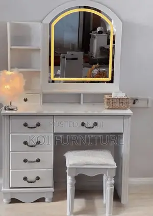 Dressers; Home Bedroom Luxue Vanity Set for Dressing