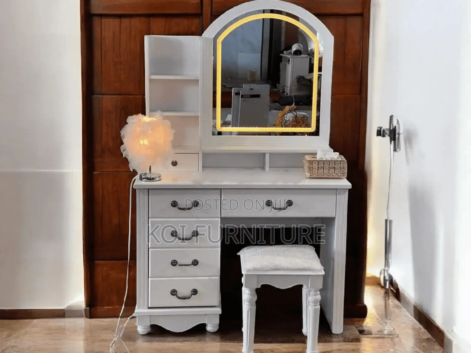Dressers; Home Bedroom Luxue Vanity Set for Dressing