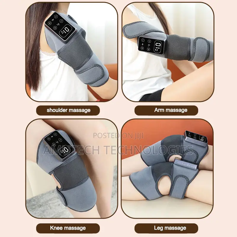 Cordless Knee Massager With Heat Vibration For Pain Relief