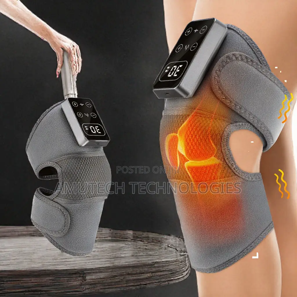 Cordless Knee Massager With Heat Vibration For Pain Relief