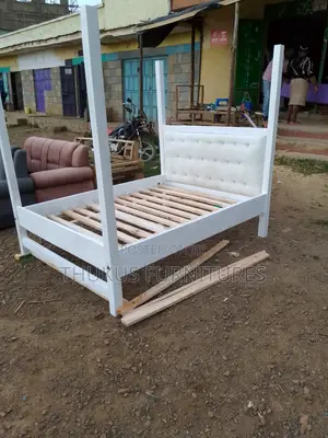 White Colour Bed