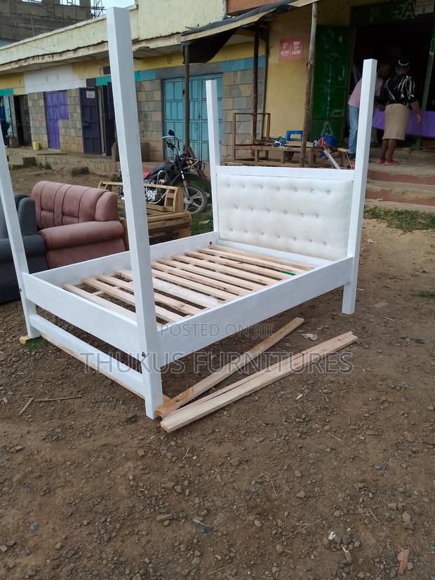 White Colour Bed