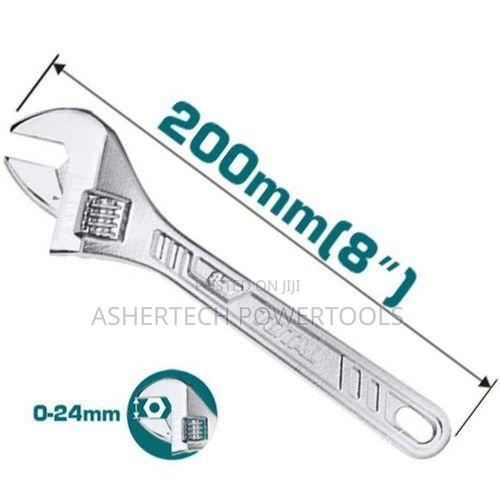 Total Tht101083 Adjustable Wrench Length:200mm(8")