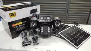 4g Triple Lens V380 Solar Tripple CCTV Camera