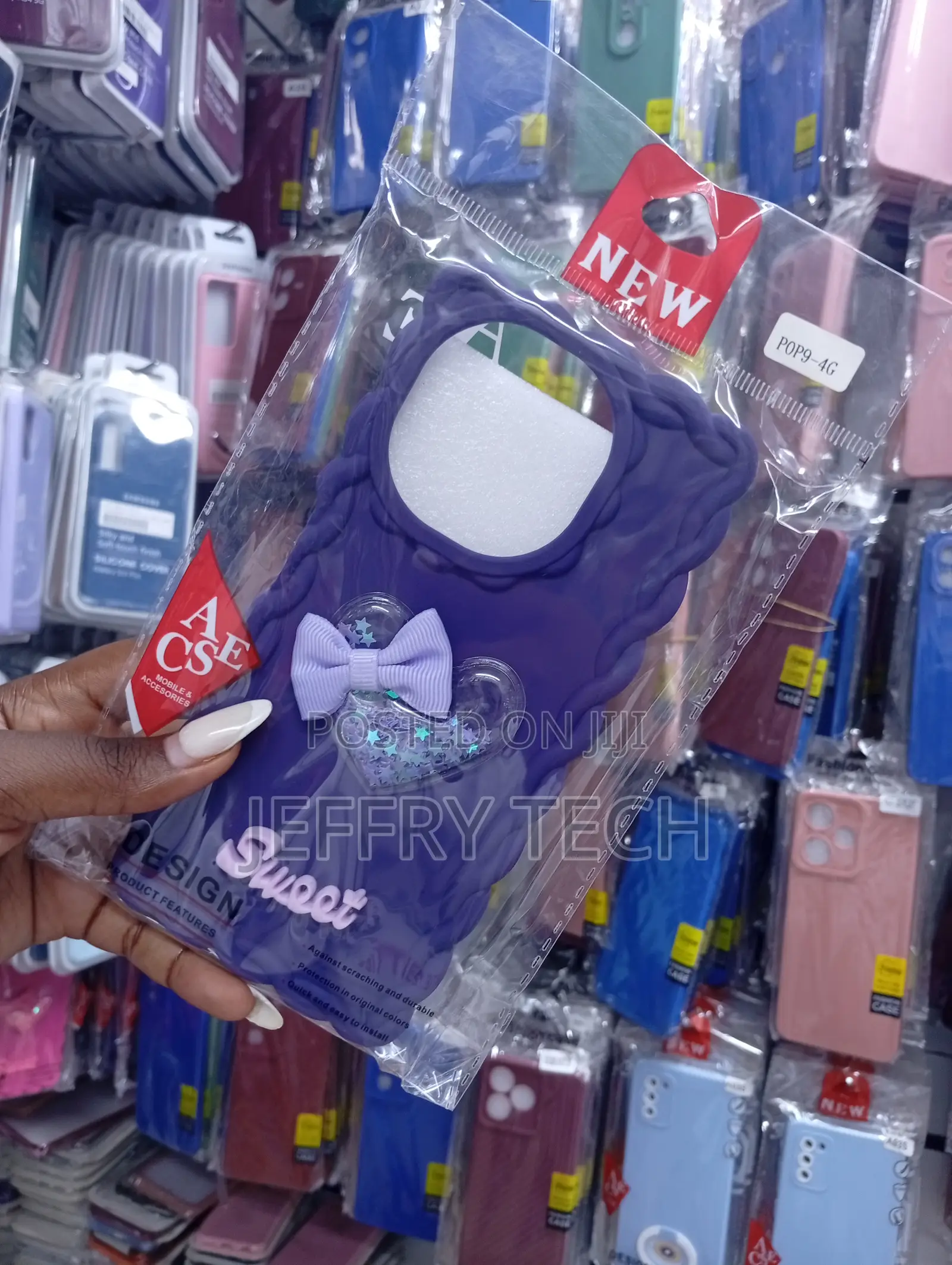 Purple Silicone Phone Case From a Cse Is for the Tecno Camon 30 4g