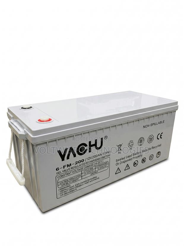 Yachu 200ah Solar Battery for Inverters Backup Power