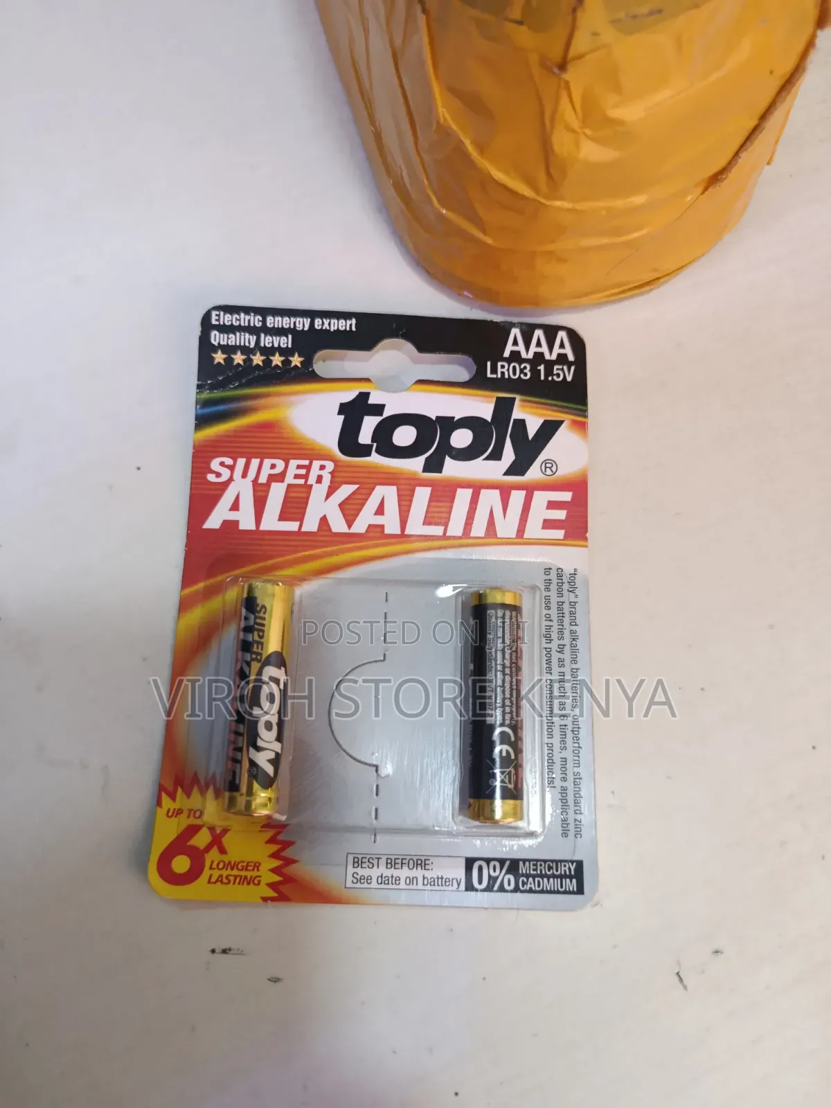 Toply Alkaline Battery Aaa Non Rechargeable Battery