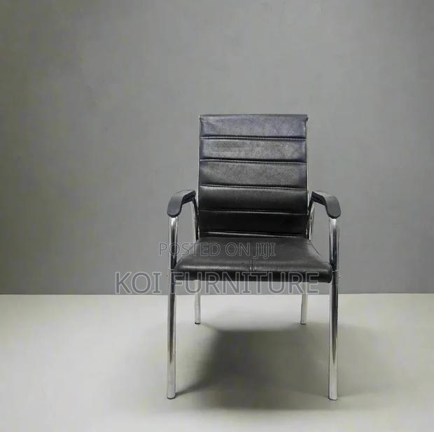 Office Chairs; Leather Visitors Welcome Desk Chairs - thumbnail 5